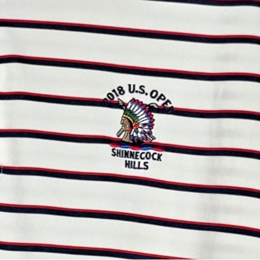 Polo Golf Ralph Lauren Shirt Men's XXL Striped 2018 US Open‎ Shinnecock Hills